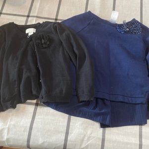 Long sleeve cardigan and sweater